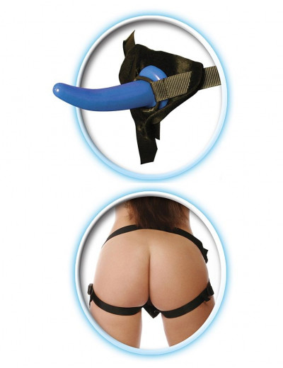 Женский страпон для анальной стимуляции партнёра Beginner s Strap-On for Him - 11,5 см.