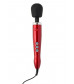 Красный вибратор Doxy Die Cast Wand Massager - 34 см.