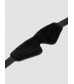 Черная плотная маска на глаза Bound to You Faux Leather Blindfold
