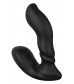 Черный вибромассажер простаты Remote Booty Pleaser - 12 см.