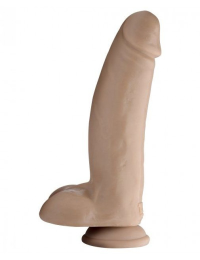 Большой гладкий фаллоимитатор Ready Steady Realistic Dildo - 26 см.