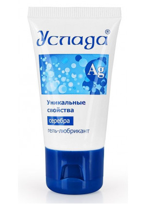 Гель-лубрикант  Услада  с серебром - 30 гр.