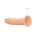 Телесный фаллоимитатор без мошонки Silicone Dildo Without Balls - 19,2 см.