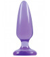 Фиолетовая средняя анальная пробка Jelly Rancher Pleasure Plug Medium - 12,7 см.