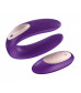 Фиолетовый вибратор для пар Satisfyer Double Plus Remote с пультом ДУ