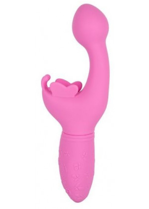 Розовый вибратор-кролик Rechargeable Butterfly Kiss