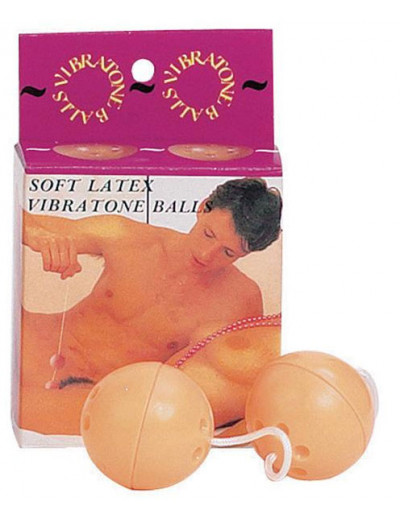 Вагинальные шарики со смещенным центром тяжести SOFT LATEX VIBRATONE BALL