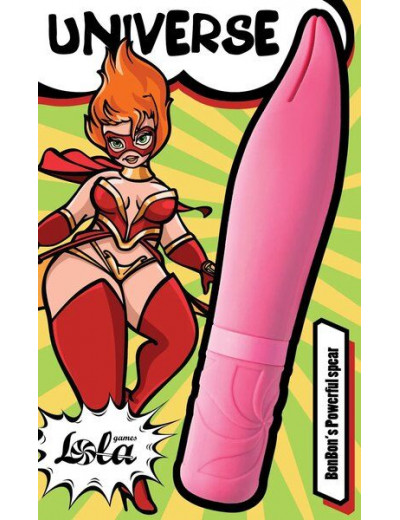 Розовый мини-вибратор BonBon’s Powerful Spear - 15,2 см.