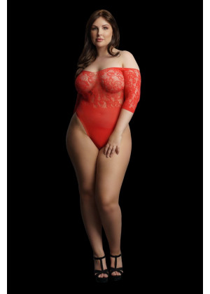 Эффектное боди Presents Rhinestone Off Shoulder Body