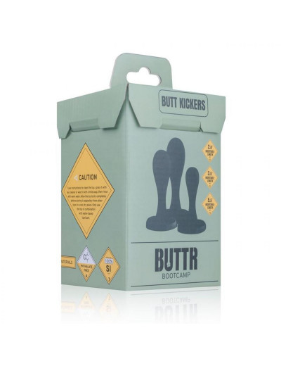 Набор из 3 анальных пробок Butt Kickers