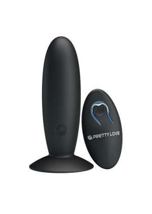Анальная пробка с вибрацией и пультом управления Remote Control Vibrating Plug - 11 см.