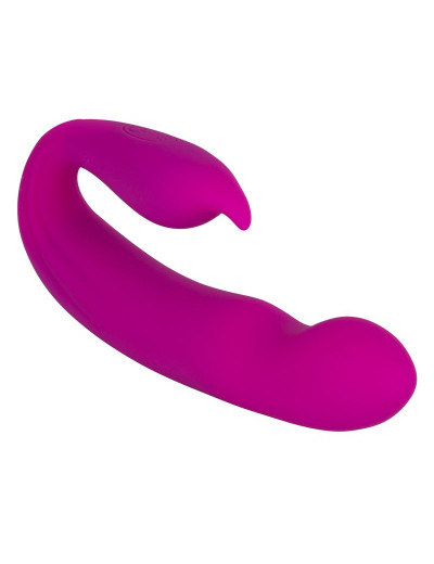 Розовый вибратор G-Spot Dual Stimulator - 17,1 см.