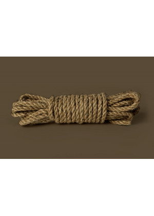 Пеньковая верёвка для бондажа Shibari Rope - 10 м.