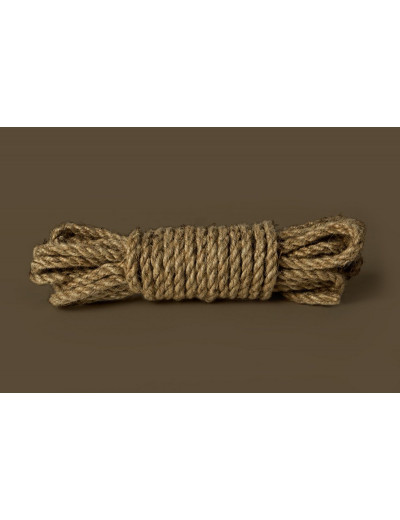 Пеньковая верёвка для бондажа Shibari Rope - 10 м.