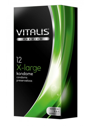 Презервативы увеличенного размера VITALIS PREMIUM x-large - 12 шт.