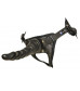 Насадка-фаллоимитатор на кожаных трусиках Harness Ultra Realistic 6,5  - 18,5 см.