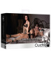 Черный игровой набор БДСМ Bed Post Bindings Restraing Kit