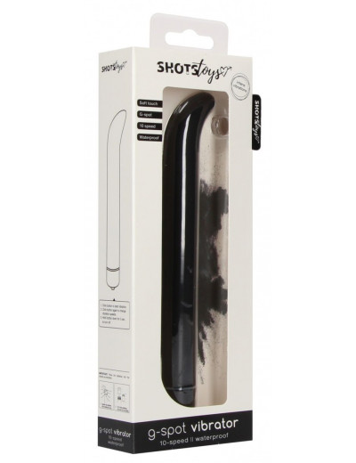 Черный компактный вибростимулятор G-Spot Vibrator - 16 см.
