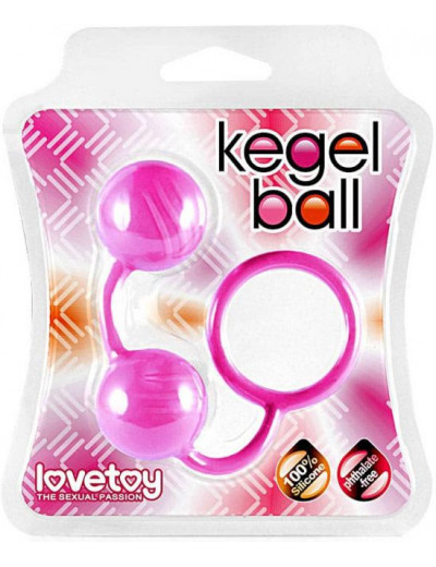 Розовые вагинальные шарики Kegel Ball
