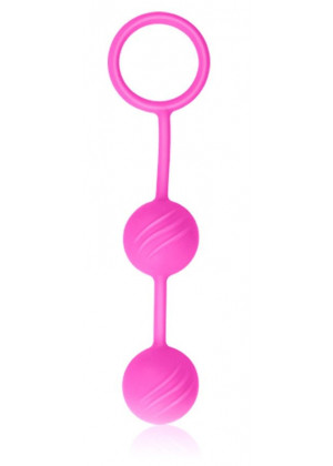 Розовые вагинальные шарики Kegel Ball