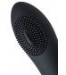 Черный вбратор PPP SHIO-PRO - 21 см.