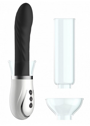 Черный набор Twister 4 in 1 Rechargeable Couples Pump Kit