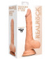 Телесный фаллоимитатор Realistic Dildo With Balls - 23 см.