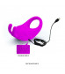 Лиловое эрекционное кольцо с вибрацией Rabbit Vibrator
