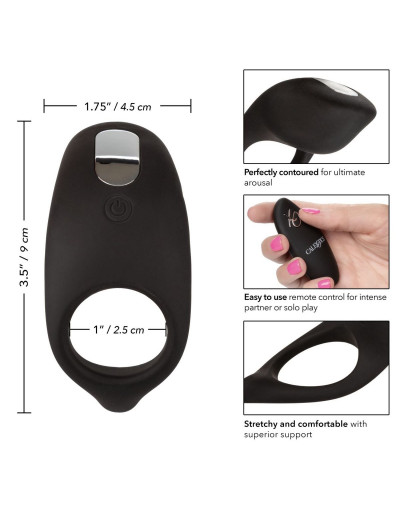 Черный вибронабор для двоих Silicone Remote Foreplay Set