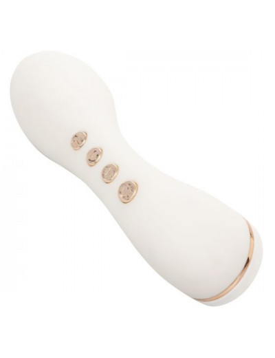 Белый вакуумный вибромассажер Empowered Smart Pleasure Idol - 17,75 см.