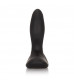 Чёрная анальная пробка с вибрацией Silicone Wireless Dual Motor Probe - 11,5 см.