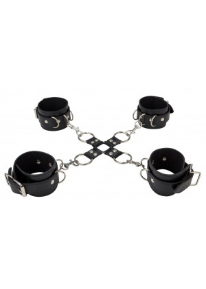 Черный комплект оков Hand And Legcuffs