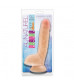 Телесный фаллоимитатор 9 Inch Sensa Feel Dildo - 22,8 см.