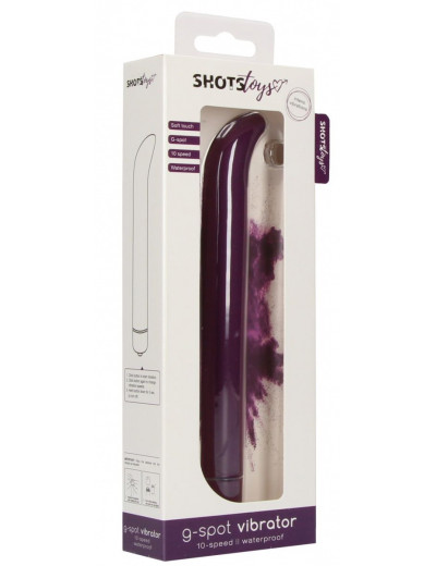 Фиолетовый компактный вибростимулятор G-Spot Vibrator - 16 см.