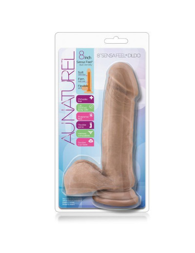 Фаллоимитатор-мулат 8  Sensa Feel Dildo - 20,3 см.