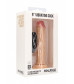 Телесный вибратор-реалистик Vibrating Realistic Cock 9  - 23,5 см.