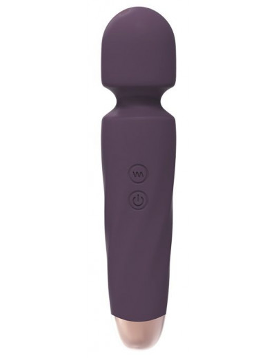 Фиолетовый вибромассажёр NOMIA - 19,5 см.