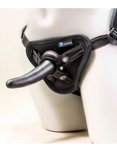 Страпон-унисекс с двумя насадками UNI strap 7  Harness - 19 и 12 см.