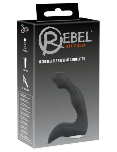 Черный вибростимулятор простаты Rechargeable Prostate Stimulator