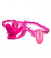 Розовая вибробабочка на ремешках Silicone Remote Venus Penis