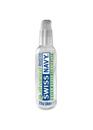 Гипоаллергенный лубрикант Swiss Navy All Natural Water Base Lubricant - 59 мл.
