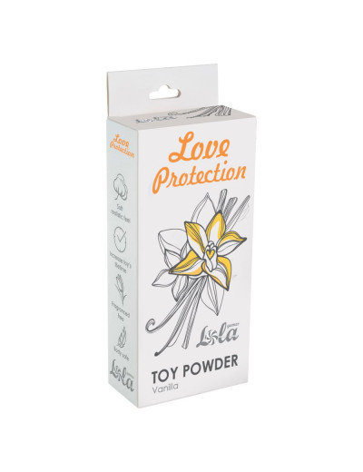 Пудра для игрушек Love Protection с ароматом ванили - 30 гр.