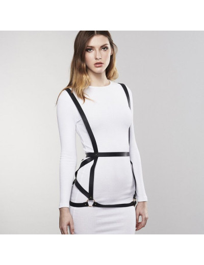 Чёрная упряжь ARROW DRESS HARNESS