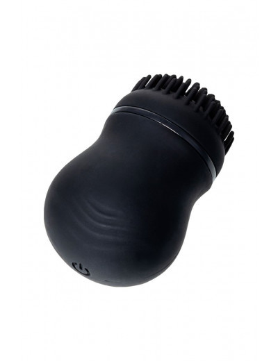 Черный стимулятор клитора PPP CURU-CURU BRUSH ROTER