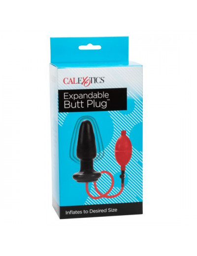 Анальная пробка Expandable Butt Plug с функцией подкачки - 9,5 см.