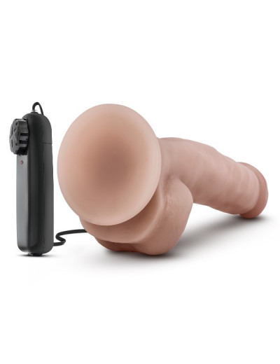 Телесный вибратор-реалистик Dr. Jay  8.75 Inch Vibrating Cock - 22,2 см.