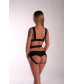 Костюм БДСМ Fetish Night без шнуровки с двумя насадками - 18 и 12 см.