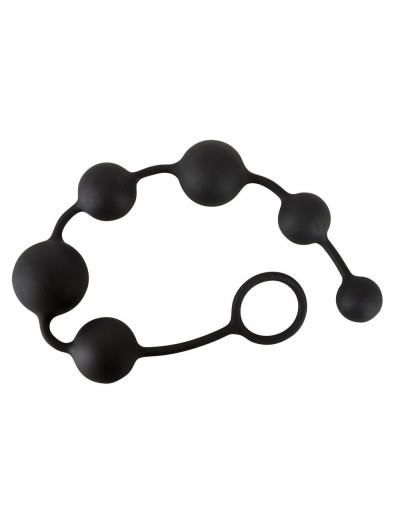 Анальная цепочка Black Velvets Anal Beads - 40 см.