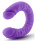 Фиолетовый двусторонний фаллоимитатор 18 inch Silicone Slim Double Dong  - 45,7 см.