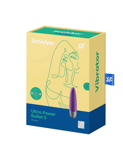 Фиолетовый мини-вибратор Ultra Power Bullet 5
